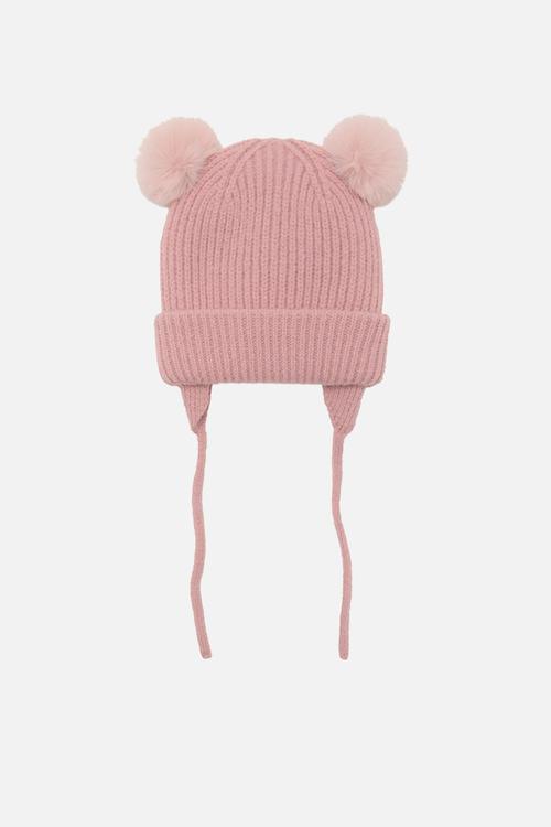 Beanie POMPONP - Light/Pastel Pink