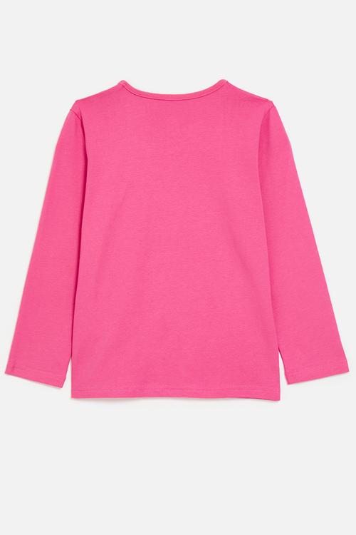 Printed T-shirt - deep pink/unicorn
