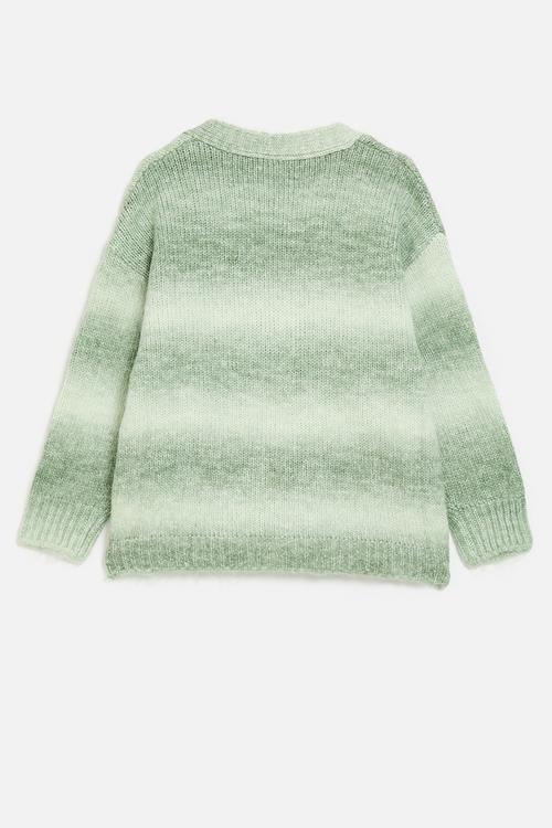 Tie dye cardigan - light green