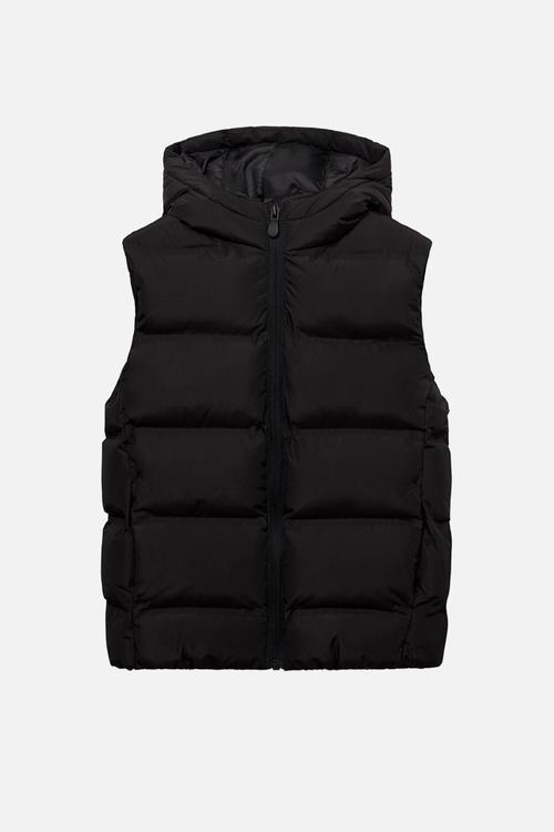 Outer vest manel - black
