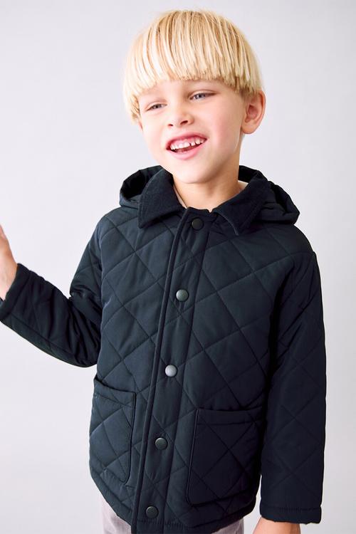 Puffer coat huskyb - navy
