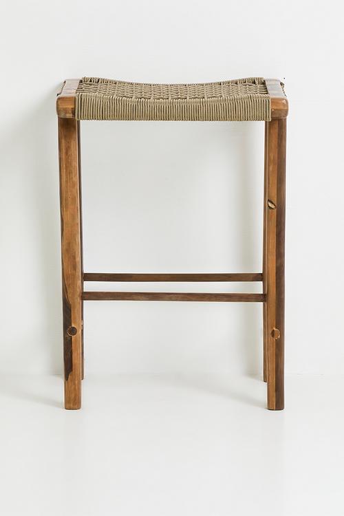 Kaya Barstool - Natural & Beige