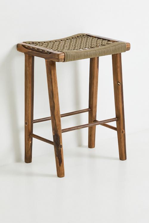 Kaya Barstool - Natural & Beige