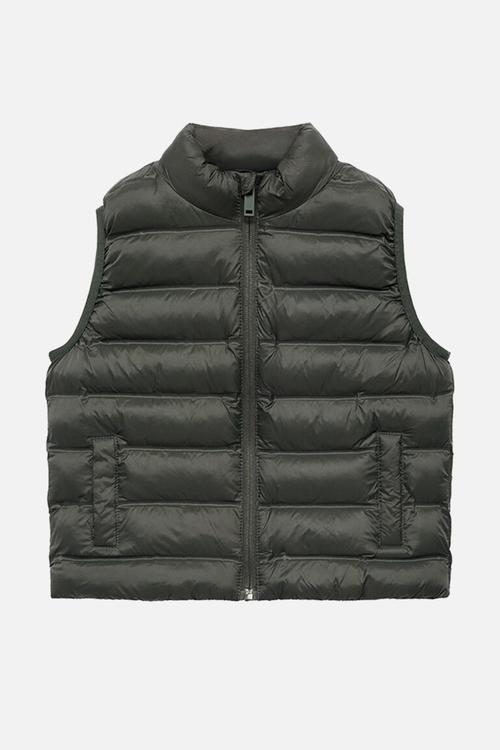 Outer vest alvarito - beige & khaki