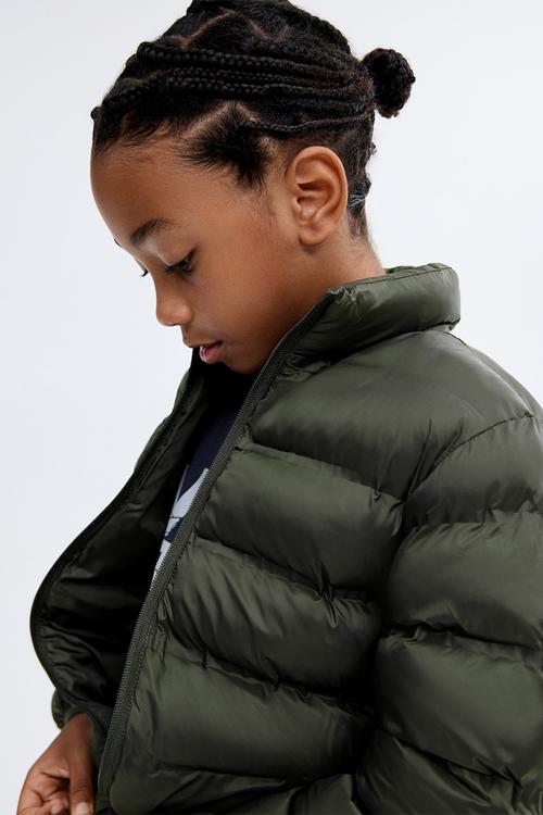 Puffer coat unico - medium green