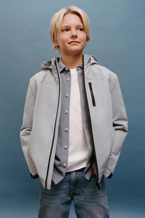 Puffer coat hank - gray