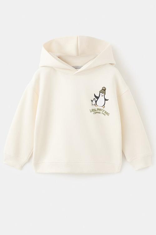 Sweatshirt PINGU - Light Beige
