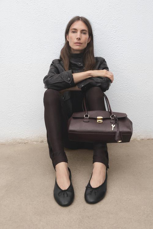 Flater1 leather pump - black
