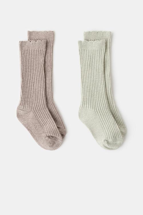 Socks RIBLONGB - Light/Pastel Green