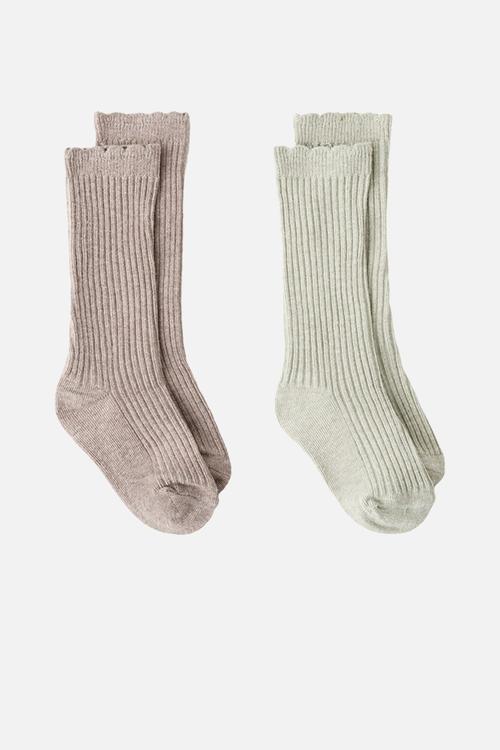Socks RIBLONGB - Light/Pastel Green