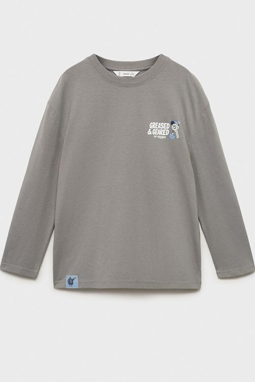 T-shirt greased - grey