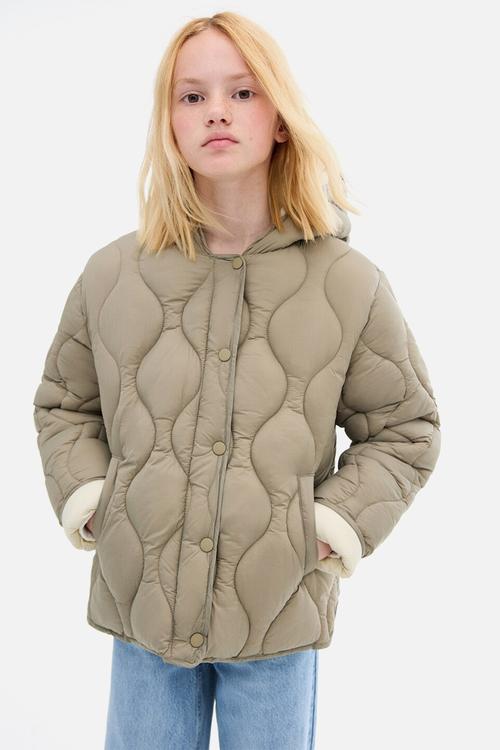 Puffer coat carlota - beige/khaki