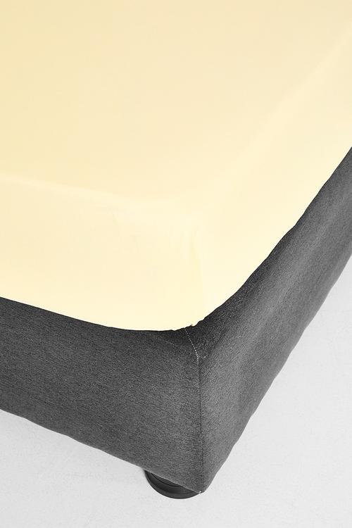 Recycled Microfibre Fitted Sheet - Yellow