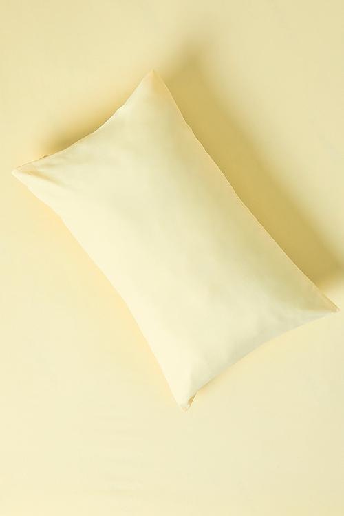 Recycled Microfibre Standard Pillowcase Set - Yellow