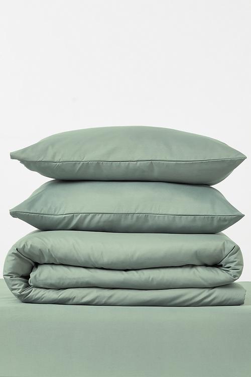 Recycled Microfibre Duvet Set - Pistachio