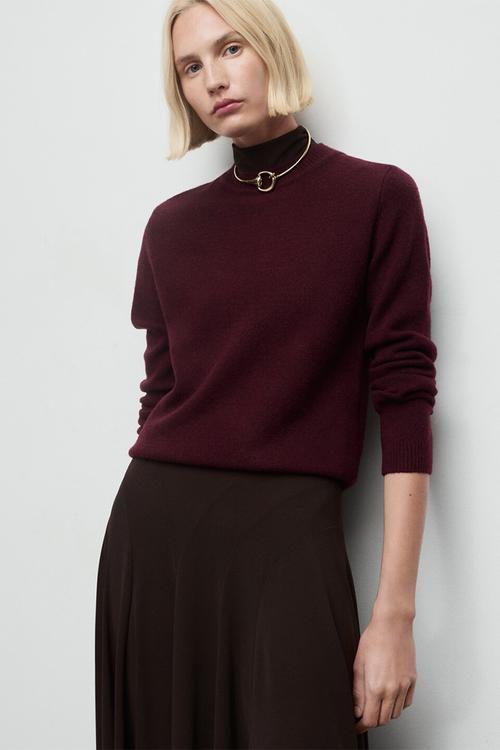 Sweater seedsun - dark red