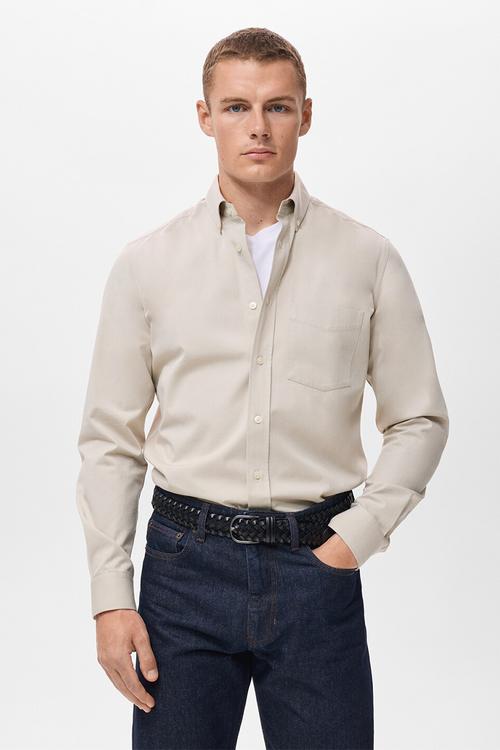 Camisa Twill - Light Beige