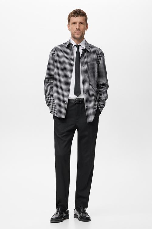 Camisa Vichy - Black
