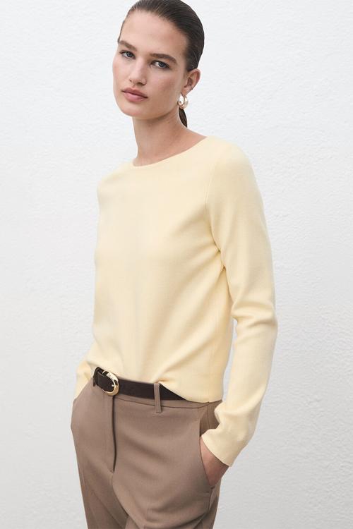 Sweater xemeneia - light/pastel yellow