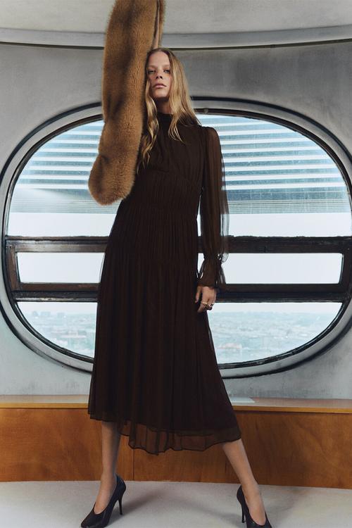 Dress sienna - dark brown