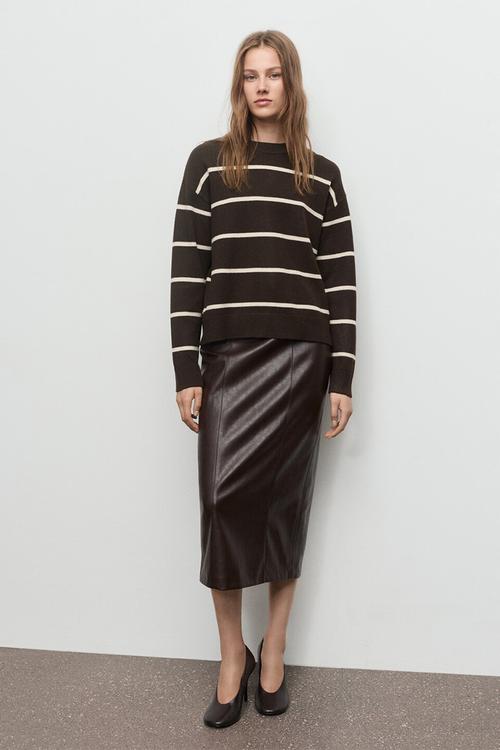 Sweater marina - dark brown