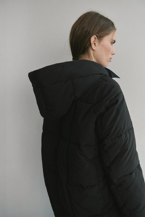 Puffer coat donatelo - black