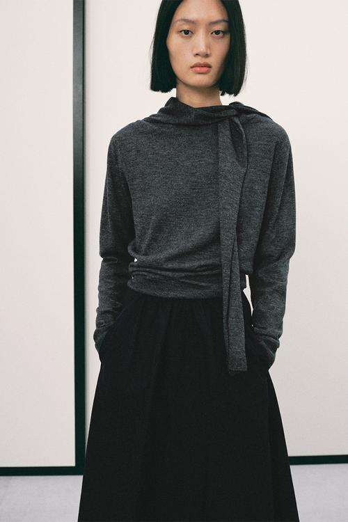 Sweater academic - medium gray