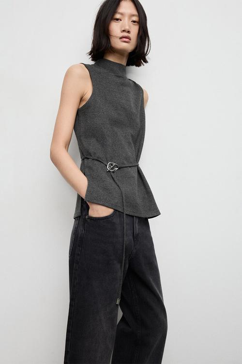 Top ancona - medium gray