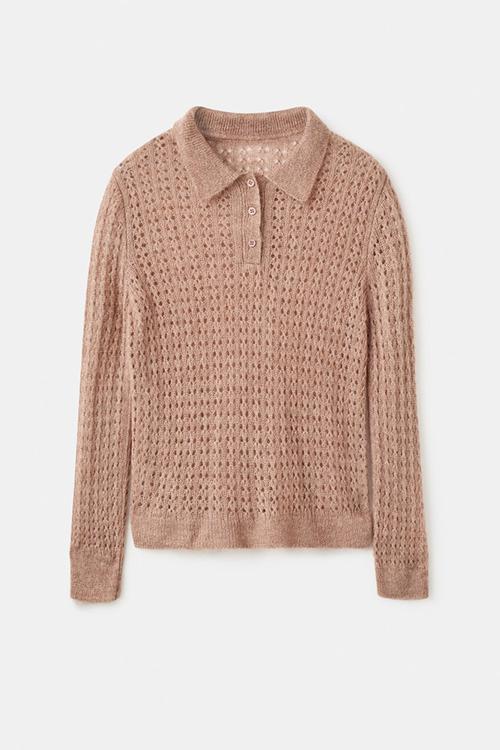 Poloshirt nuez - medium brown