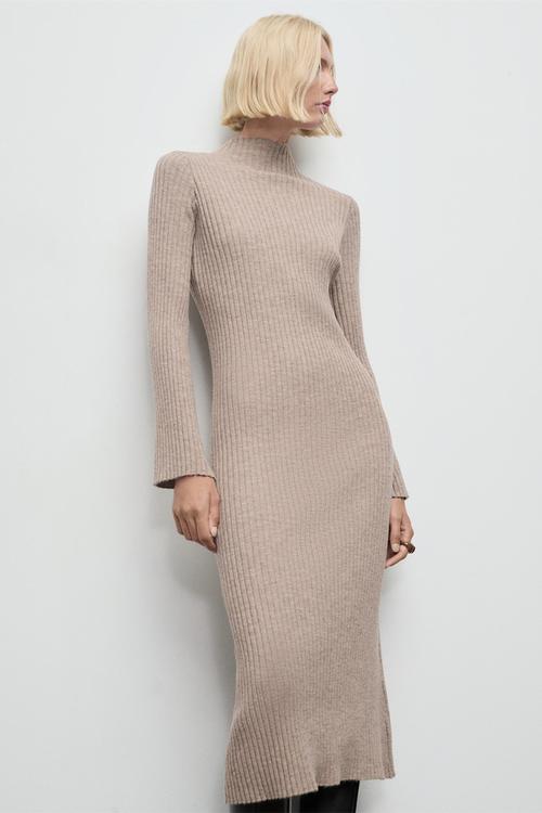 Dress kikita - medium brown