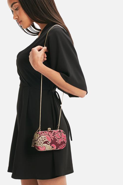 Floral box clutch