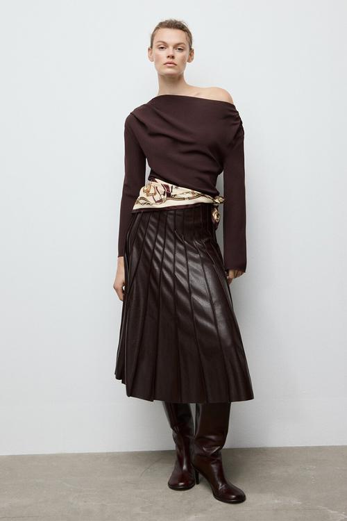 Blouse urus - brown
