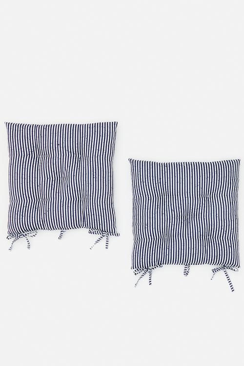Wren seat pad set of 2 - navy
