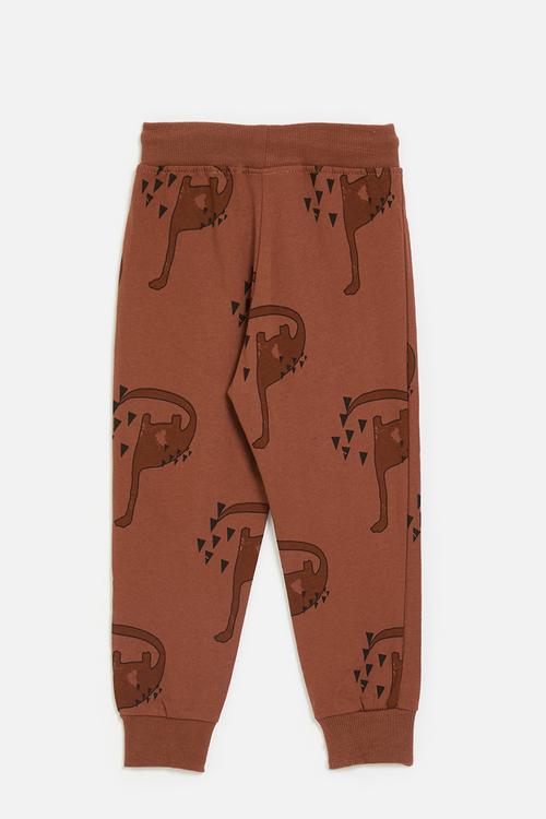Printed jogger - brown/multi