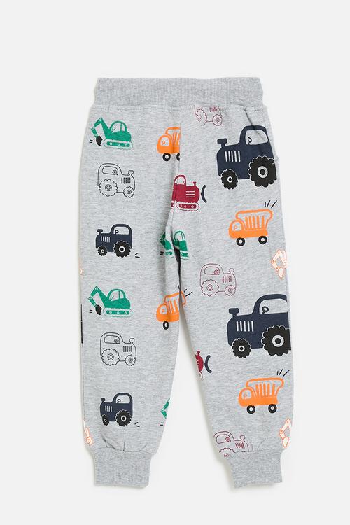 Printed jogger - grey/multi