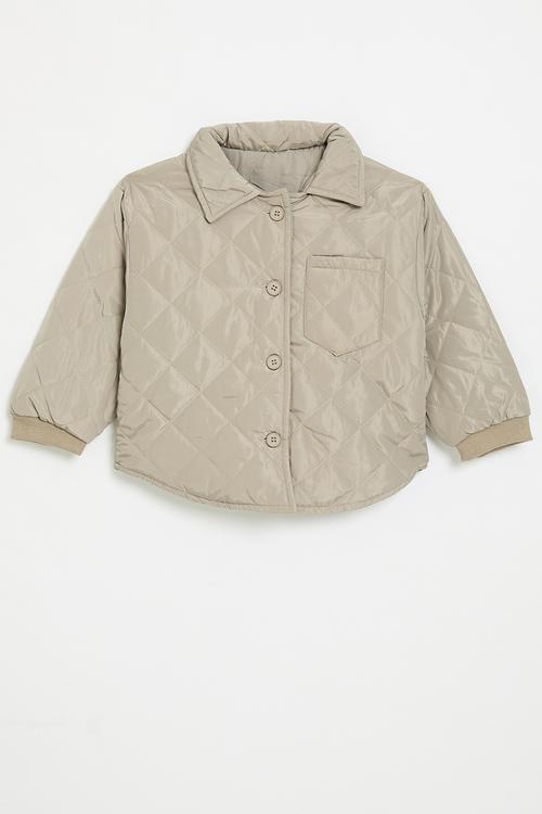 Quilted jacket - beige