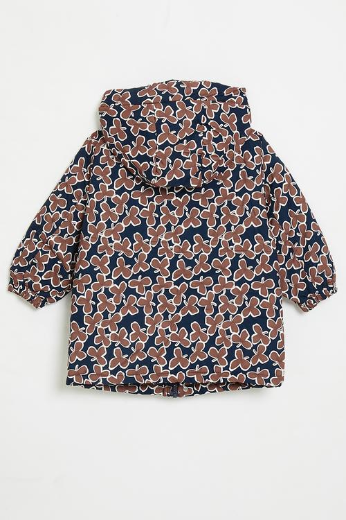 Irreversible puffer jacket - floral aop/black