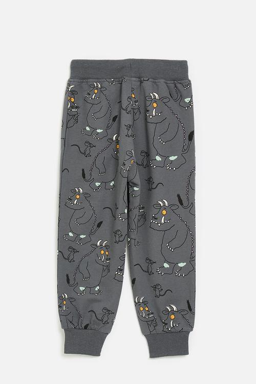 Printed jogger - dark grey/multi