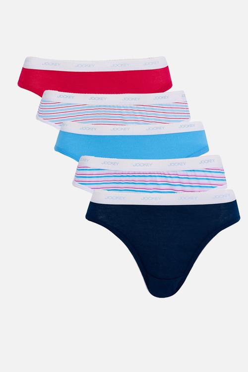 5 pk printed bikini  - nautical