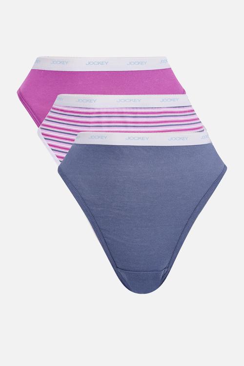 3 pk printed french cut - stripe
