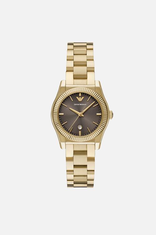 Emporio Armani's 32mm Stainless Steel Watch - Gold