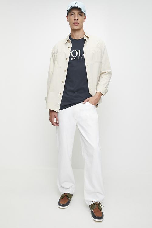BILL  LOGO PRINTED SS T-SHIRT - NAVY