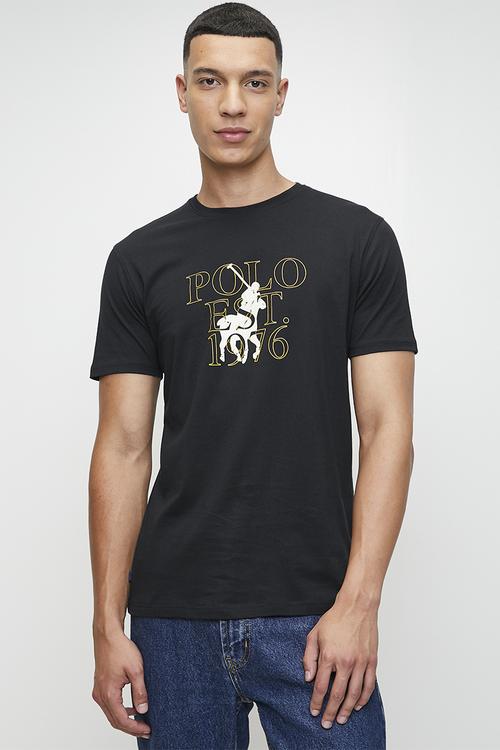 BROCK Logo Print Ss T-Shirt - Black