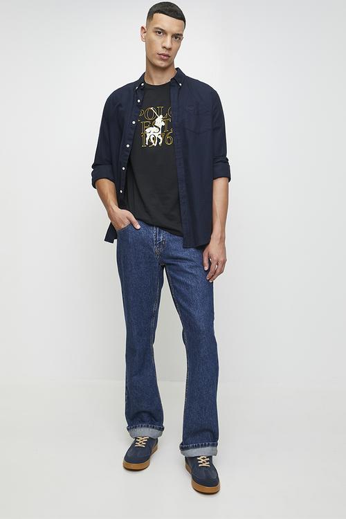 BROCK Logo Print Ss T-Shirt - Black