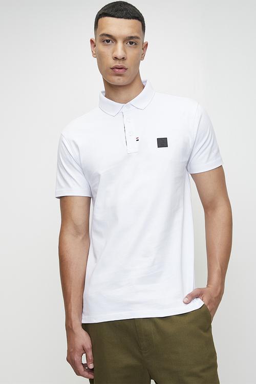 JENSON  ACTIVE BADGE SS GOLFER - WHITE