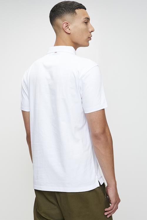 JENSON  ACTIVE BADGE SS GOLFER - WHITE