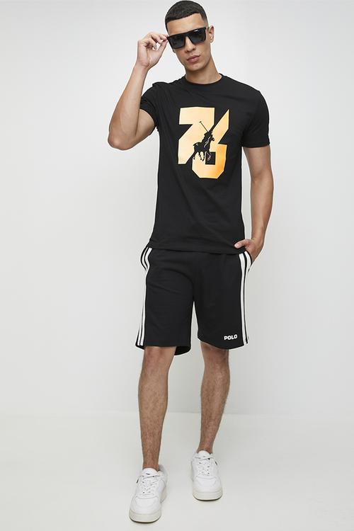 RAKIM  SPORT SS GRADIENT TEE  - BLACK