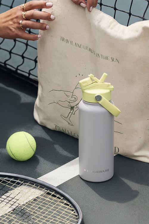 950ml Dual sip water bottle - Grey