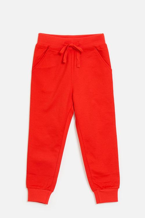 Plain jogger - red