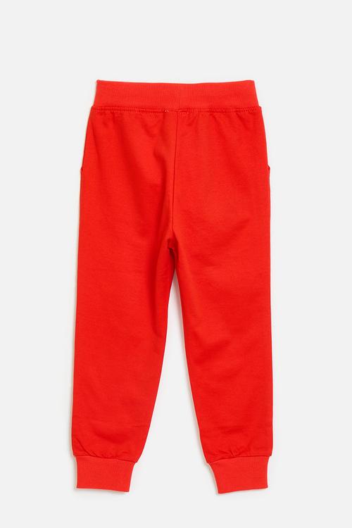 Plain jogger - red